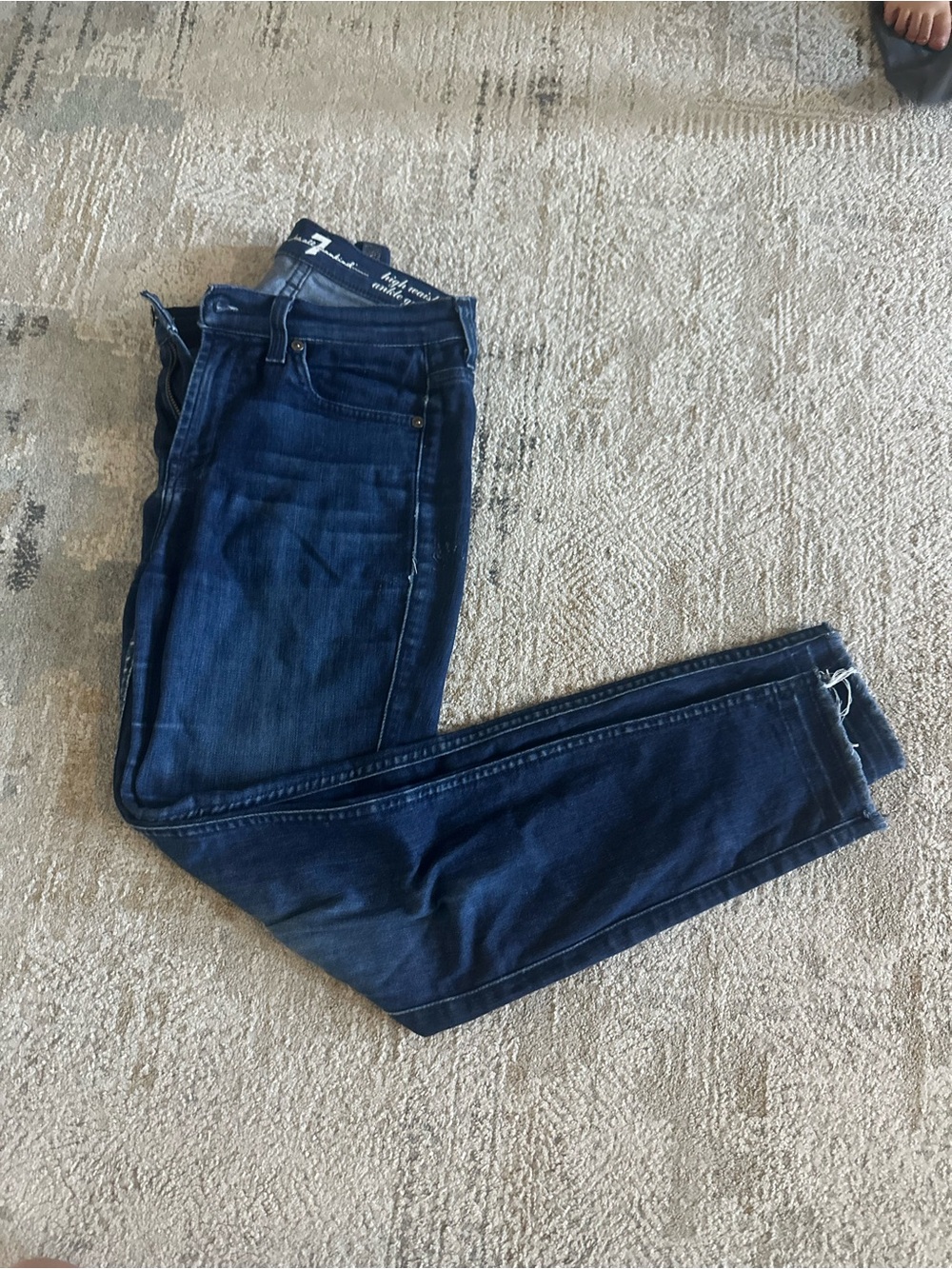7 For All Mankind Blue Women's Jeans